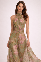 TERESA Vestido Maxi Fluido Elegante